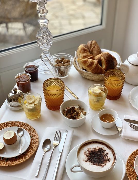 Le petit déjeuner de La Palmeraie